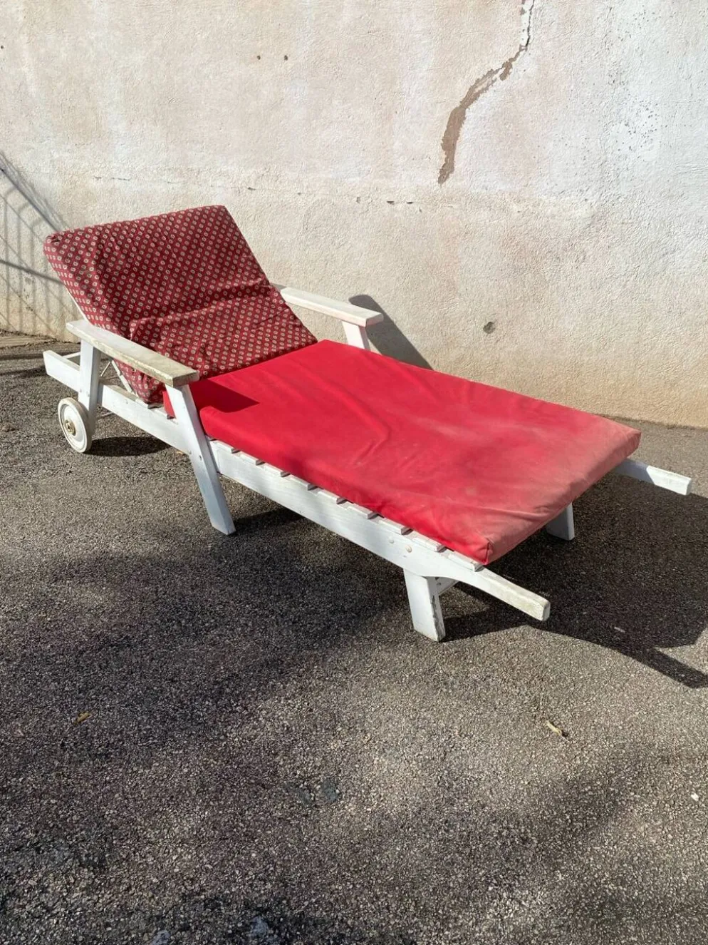 Chaise longue bois