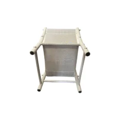 Chaise longue de jardin en PVC vintage, années 1970