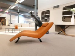 Chaise longue Deluxe cuir