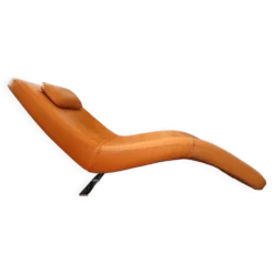 Chaise longue Deluxe cuir