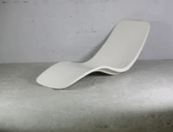 Chaise longue en fibre de verre, Charles Zublena, circa 1965