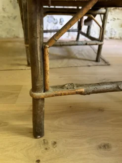 Chaise longue en rotin