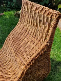 Chaise longue en rotin Karlskrona de Karl Malmvall pour Ikea