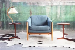 Chaise longue moderne danoise pour Dux par Folke Ohlsson