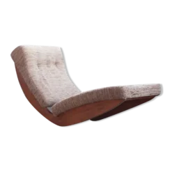 Chaise longue rembourrée