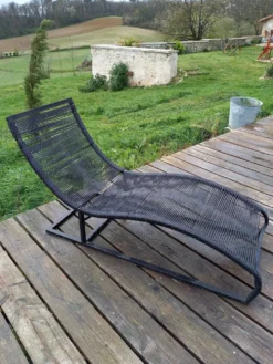 Chaise longue scoubidou