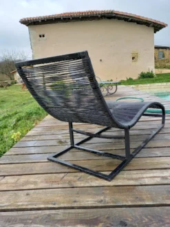 Chaise longue scoubidou