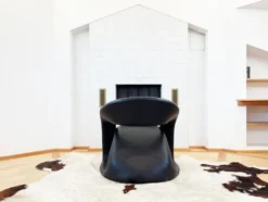 Chaise longue sculpturale 80s