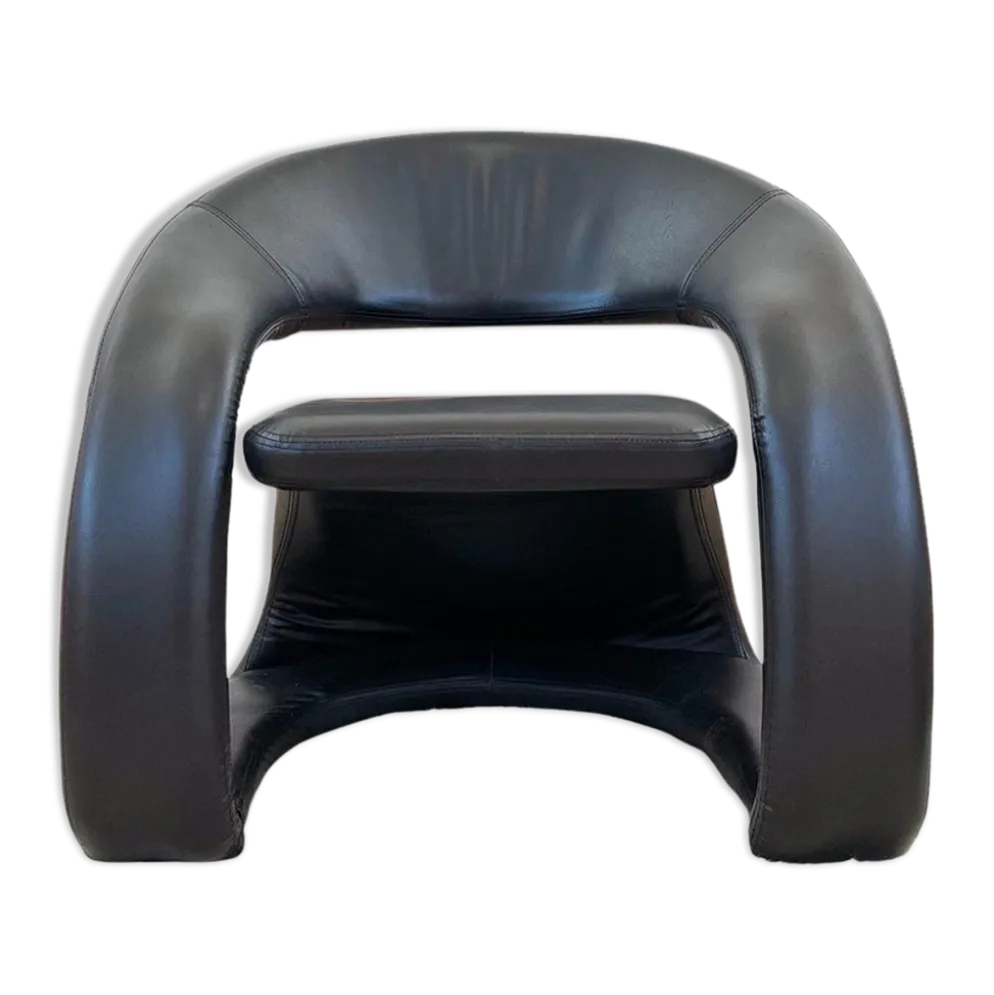 Chaise longue sculpturale 80s