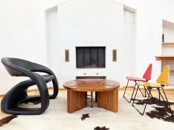 Chaise longue sculpturale 80s