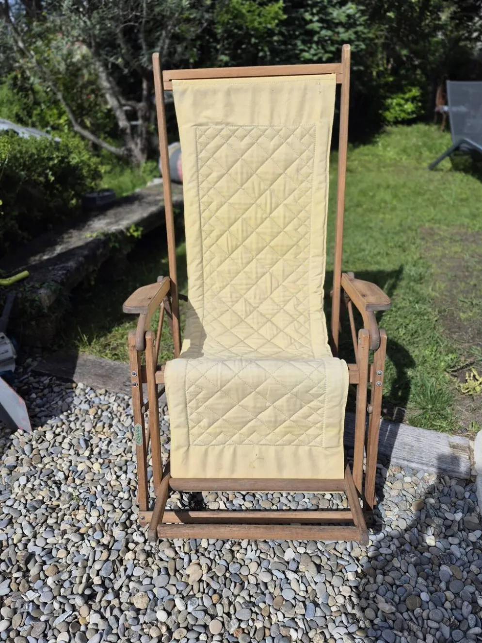 Chaise longue transat année 50