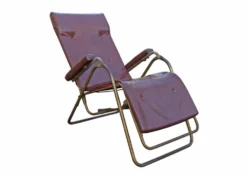 Chaise longue transat vintage lama années 60