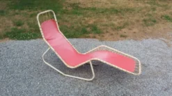 Chaise longue vintage design Bartolucci et Waldheim des années 50/60