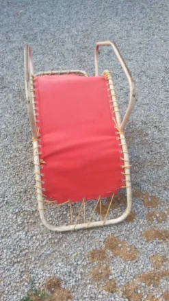 Chaise longue vintage design Bartolucci et Waldheim des années 50/60