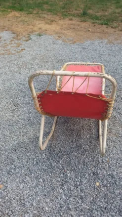 Chaise longue vintage design Bartolucci et Waldheim des années 50/60