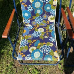 Chaises de camping pliantes années 70 , chaises de jardin