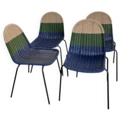 4 chaises de jardin
