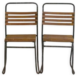 2 chaises de jardin anciennes, c.1920