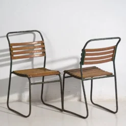 2 chaises de jardin anciennes, c.1920