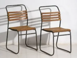 2 chaises de jardin anciennes, c.1920