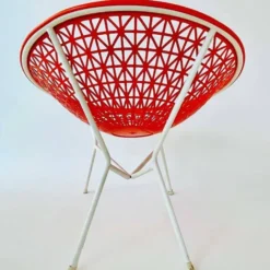 Chaises de jardin Balloon attribuées à F. Fabiano et M. Panzini, Italie 1970s