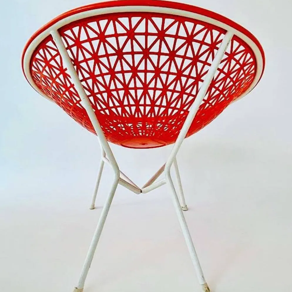 Chaises de jardin Balloon attribuées à F. Fabiano et M. Panzini, Italie 1970s