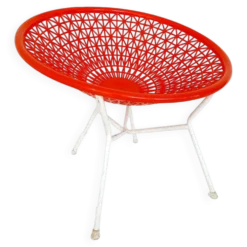 Chaises de jardin Balloon attribuées à F. Fabiano et M. Panzini, Italie 1970s