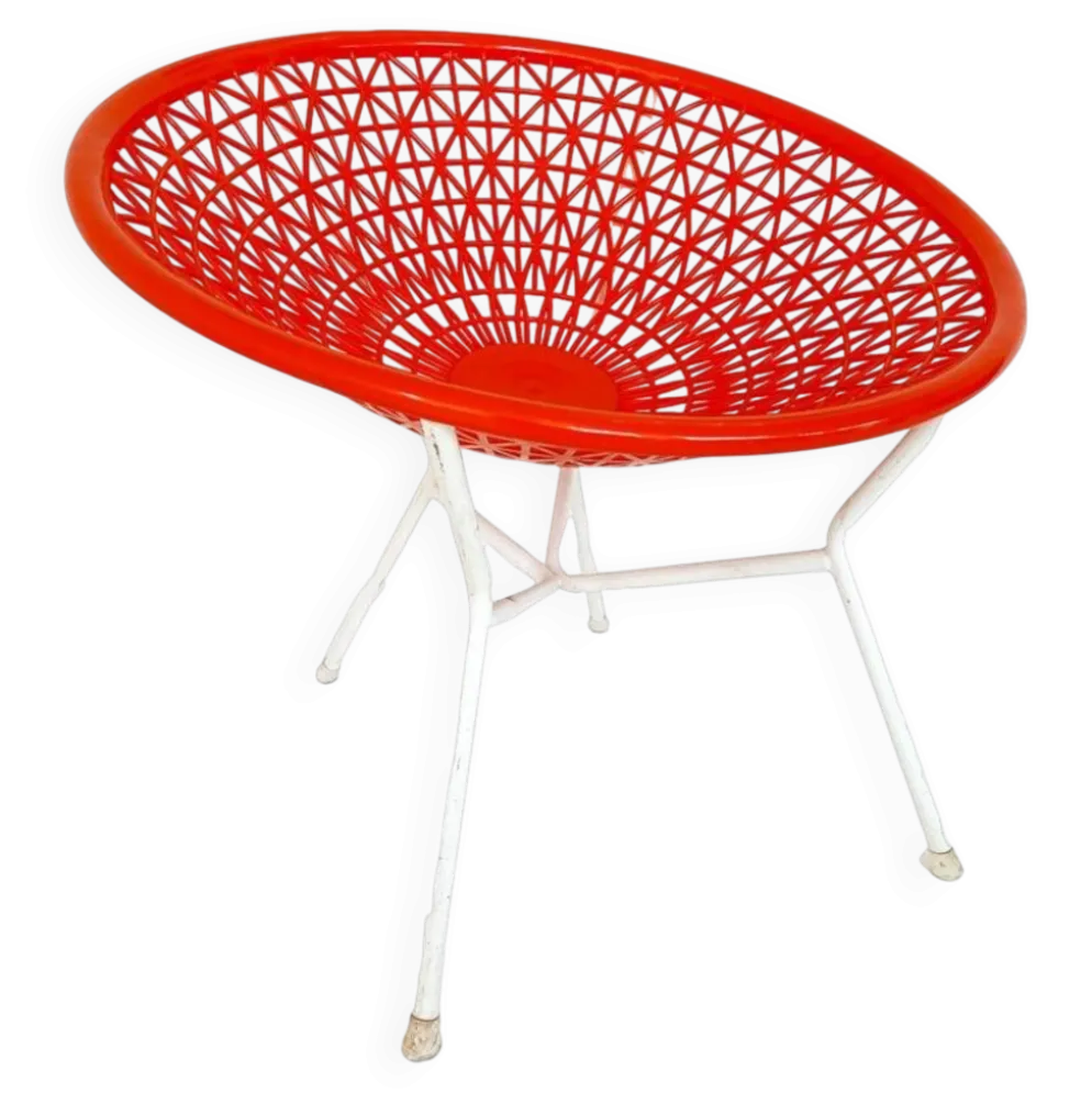 Chaises de jardin Balloon attribuées à F. Fabiano et M. Panzini, Italie 1970s