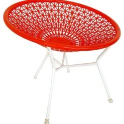 Chaises de jardin Balloon attribuées à F. Fabiano et M. Panzini, Italie 1970s