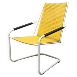 Chaises de jardin empilables Mauser allemandes de style mid-century moderne, ensemble de 3.