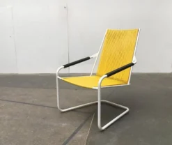 Chaises de jardin empilables Mauser allemandes de style mid-century moderne, ensemble de 3.