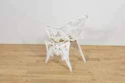 Chaises de jardin en fonte de style victorien Coalbrookdale, Royaume-Uni, années 1950, ensemble de 2.