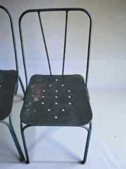 Chaises de jardin Parc et Jardin de Paris, 1950's (*4)