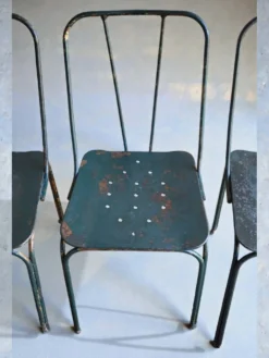 Chaises de jardin Parc et Jardin de Paris, 1950's (*4)
