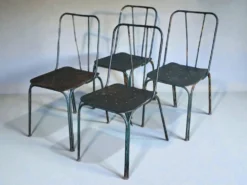 Chaises de jardin Parc et Jardin de Paris, 1950's (*4)