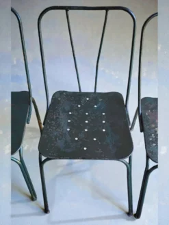 Chaises de jardin Parc et Jardin de Paris, 1950's (*4)