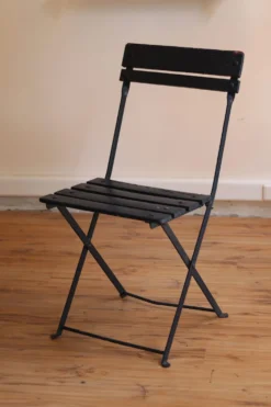 4 chaises de jardin pliantes, années 50