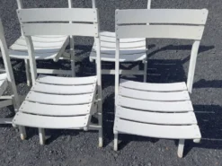 6 chaises jardin vntage 60 70 R Gleizes
