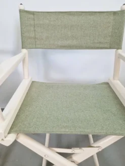 Chaises pliantes de directeur en bois vintage, années 1960, ensemble de 4