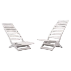 Chaises pliantes Fanini Fain Ascoli Piceno Maratea, années 1970, Italie