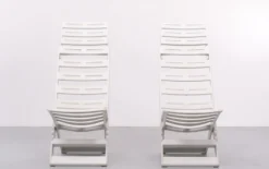 Chaises pliantes Fanini Fain Ascoli Piceno Maratea, années 1970, Italie