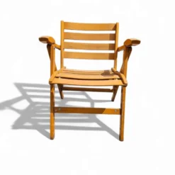 4 chaises pliantes par Ico & Luisa Parisi pour Reguitti, Italie, années 1970