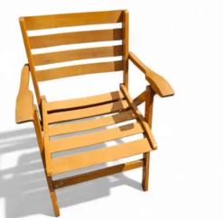 4 chaises pliantes par Ico & Luisa Parisi pour Reguitti, Italie, années 1970