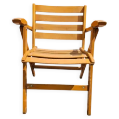 4 chaises pliantes par Ico & Luisa Parisi pour Reguitti, Italie, années 1970
