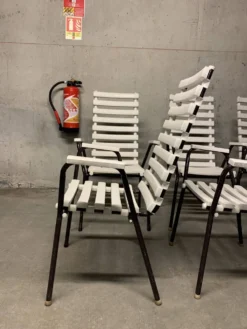 Chaises Salon de Jardin Vintage Design Rétro Fauteuil 70’s