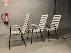 Chaises Salon de Jardin Vintage Design Rétro Fauteuil 70’s