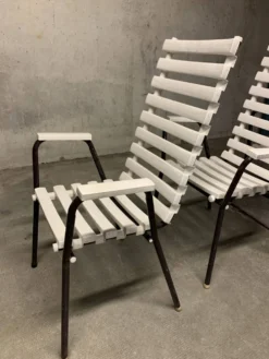 Chaises Salon de Jardin Vintage Design Rétro Fauteuil 70’s