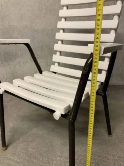 Chaises Salon de Jardin Vintage Design Rétro Fauteuil 70’s