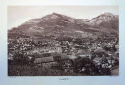 Chambéry, Savoie, planche photo imprimée en 1942.