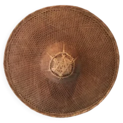 Chapeau asiatique rotin